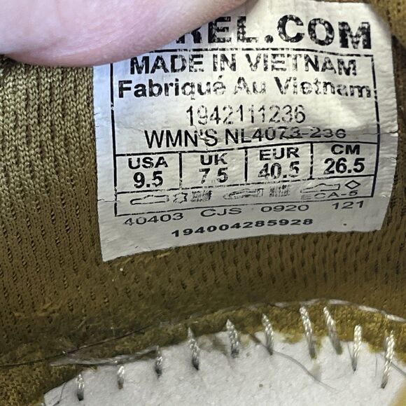 Sorel Kinetic Impact Shoe Woman's  Lace Mesh Chunky Sole Sz 9.5 Eu‎ 40.5 READ - Picture 10 of 11